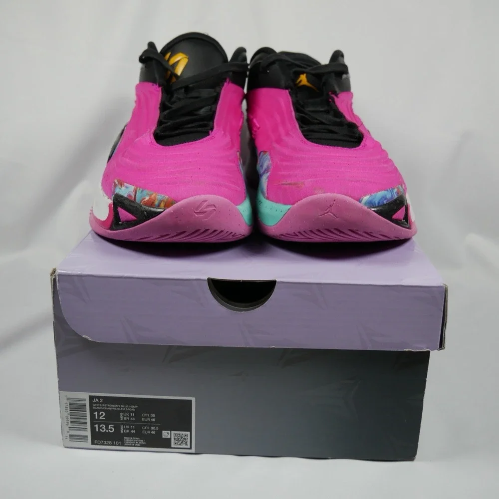 Jordan‎ Luka 2 The Pitch Hyper Pink Black Citrus Basketball Shoes DX883 Mens 12